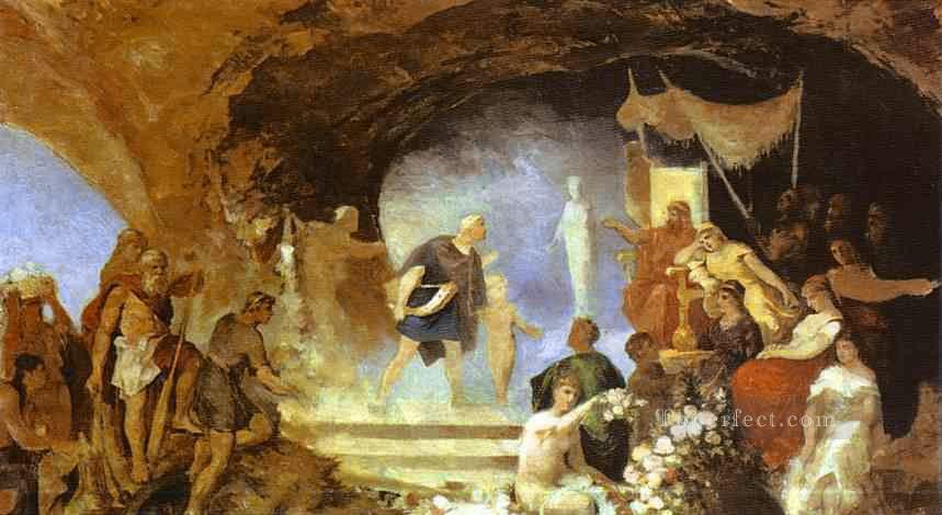 Orfeo en el inframundo polaco griego romano Henryk Siemiradzki Pintura al óleo